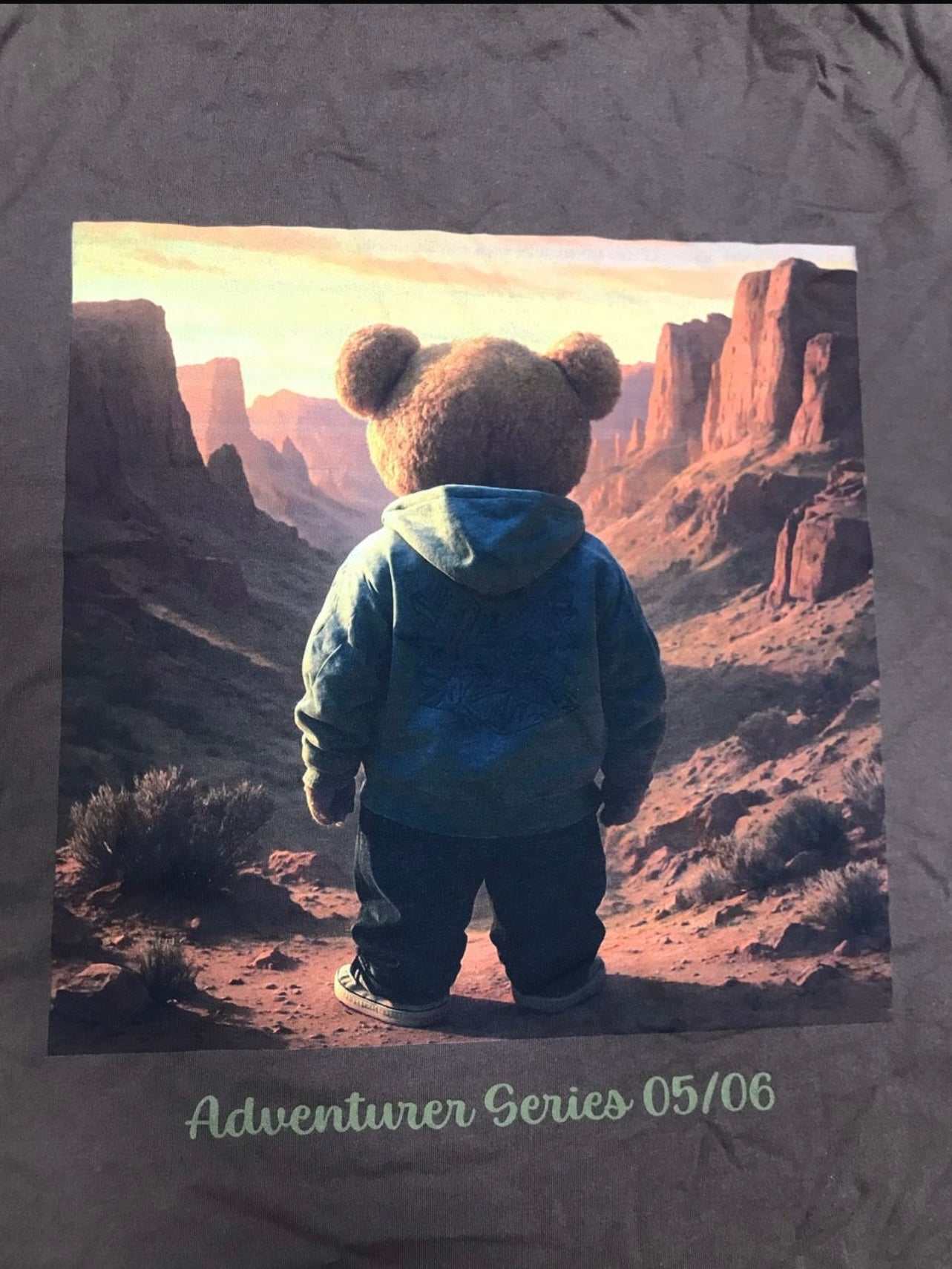 Adventurer Series Dark Brown Short Sleeve T Shirt