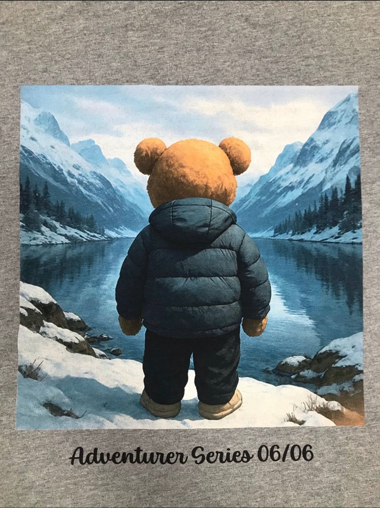 Light Gray Short Sleeve T Shirt - Adventurer Series