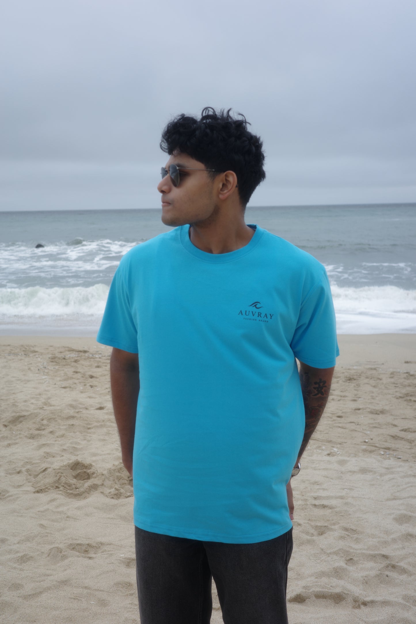 Faded Blue Short Sleeve T Shirt - Adventurer Series
