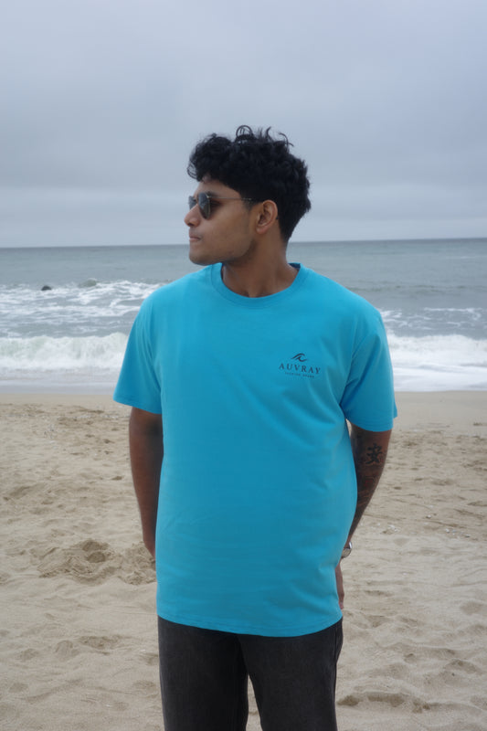 Faded Blue Short Sleeve T Shirt - Adventurer Series