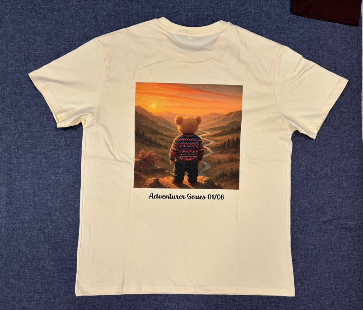 Adventurer Series Beige Short Sleeve T Shirt