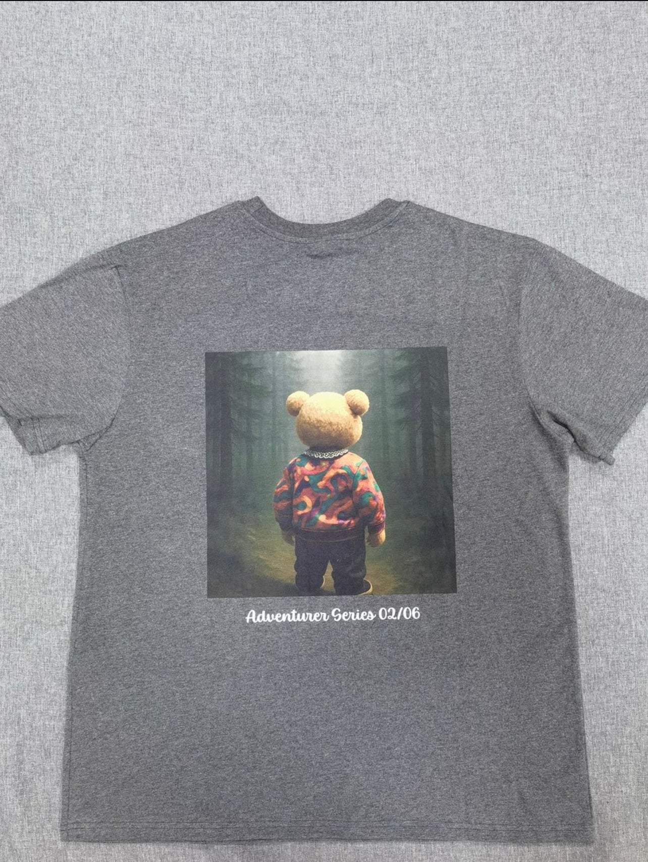Adventurer Series Washed Black Short Sleeve T Shirt